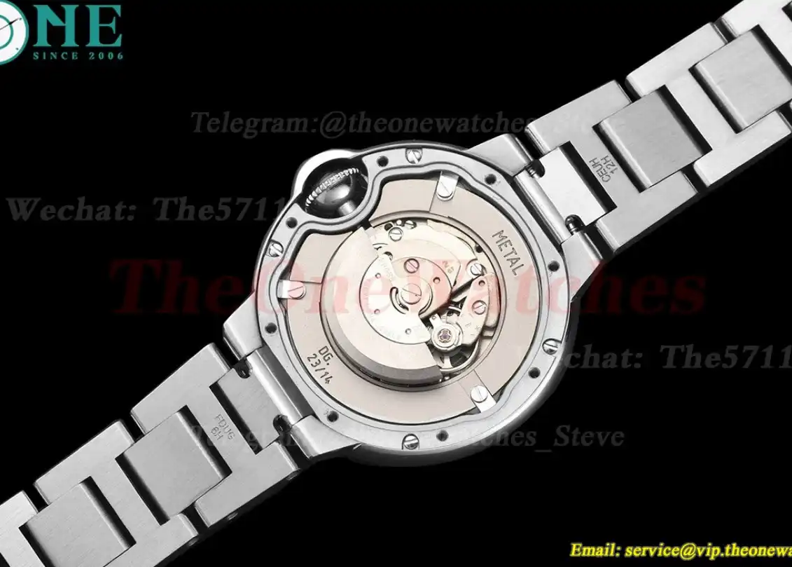 Ballon Bleu De Cartier 33mm SS SS White Rmn GDF NH05