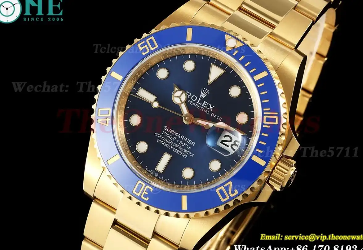 Submariner 126618LB 41mm YG YG Blue Dot EWEF A3235