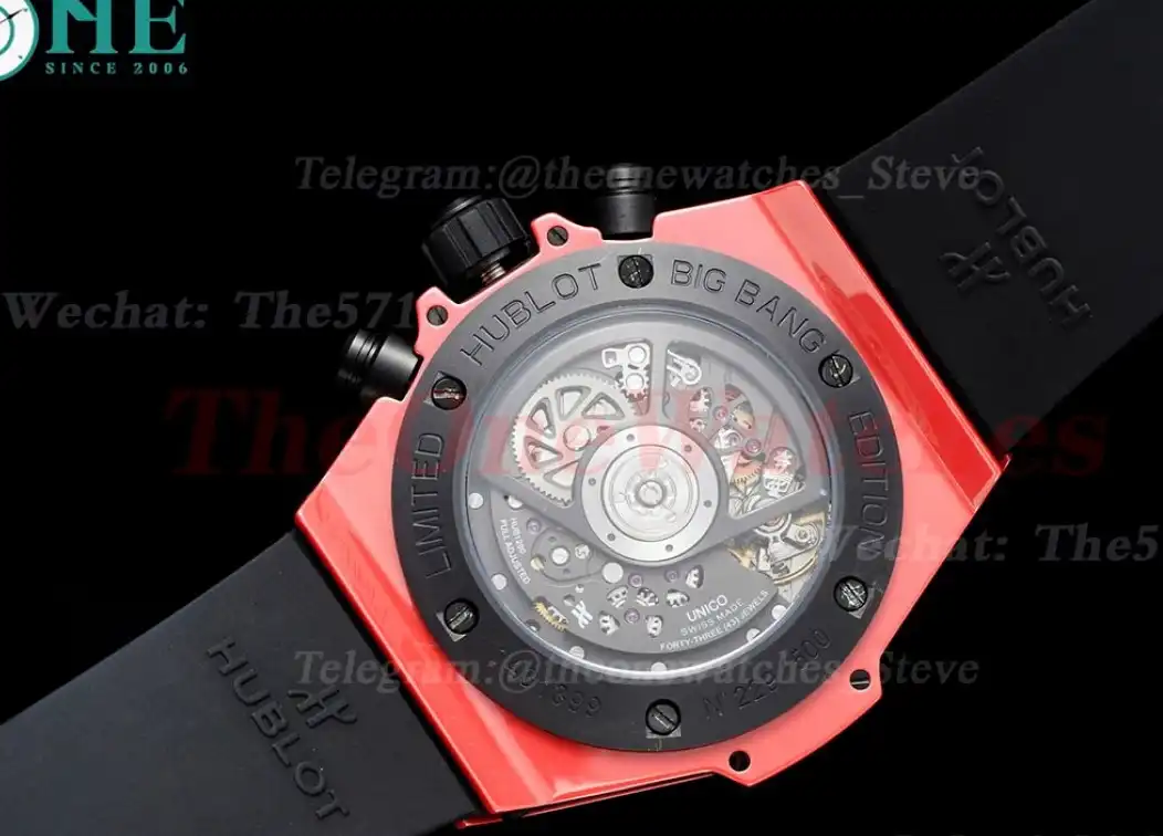 Big Bang Unico Red Magic Ceramic 42mm Seketon Num BBF HUB1280