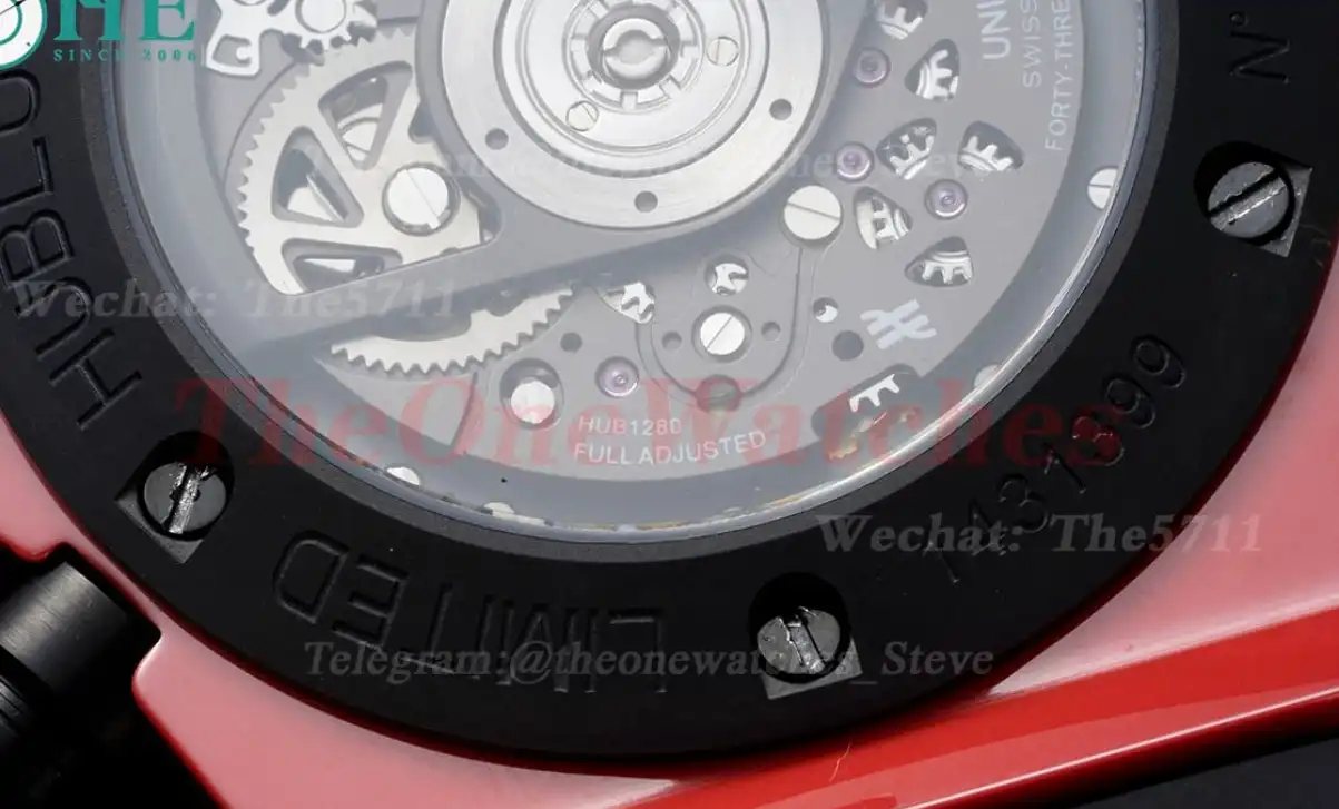 Big Bang Unico Red Magic Ceramic 42mm Seketon Num BBF HUB1280