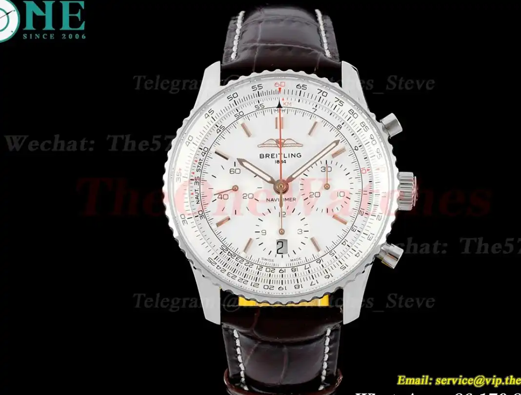 Navitimer B01 Chronograph SS LE White Stk BLSF Asian B01