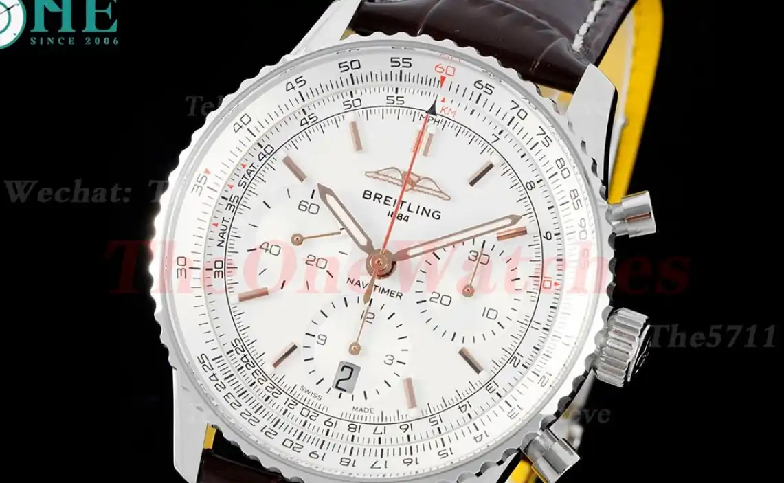 Navitimer B01 Chronograph SS LE White Stk BLSF Asian B01