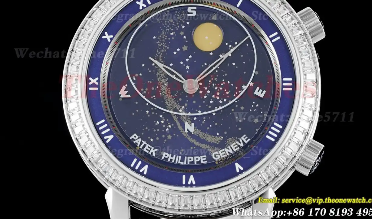 Celestial Sky Moon Diam SS LE Blue Dial TWF A240