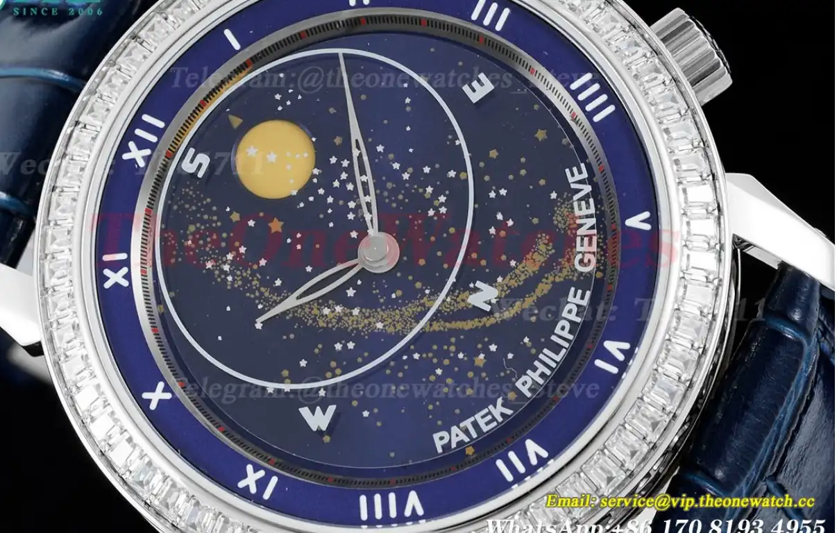 Celestial Sky Moon Diam SS LE Blue Dial TWF A240