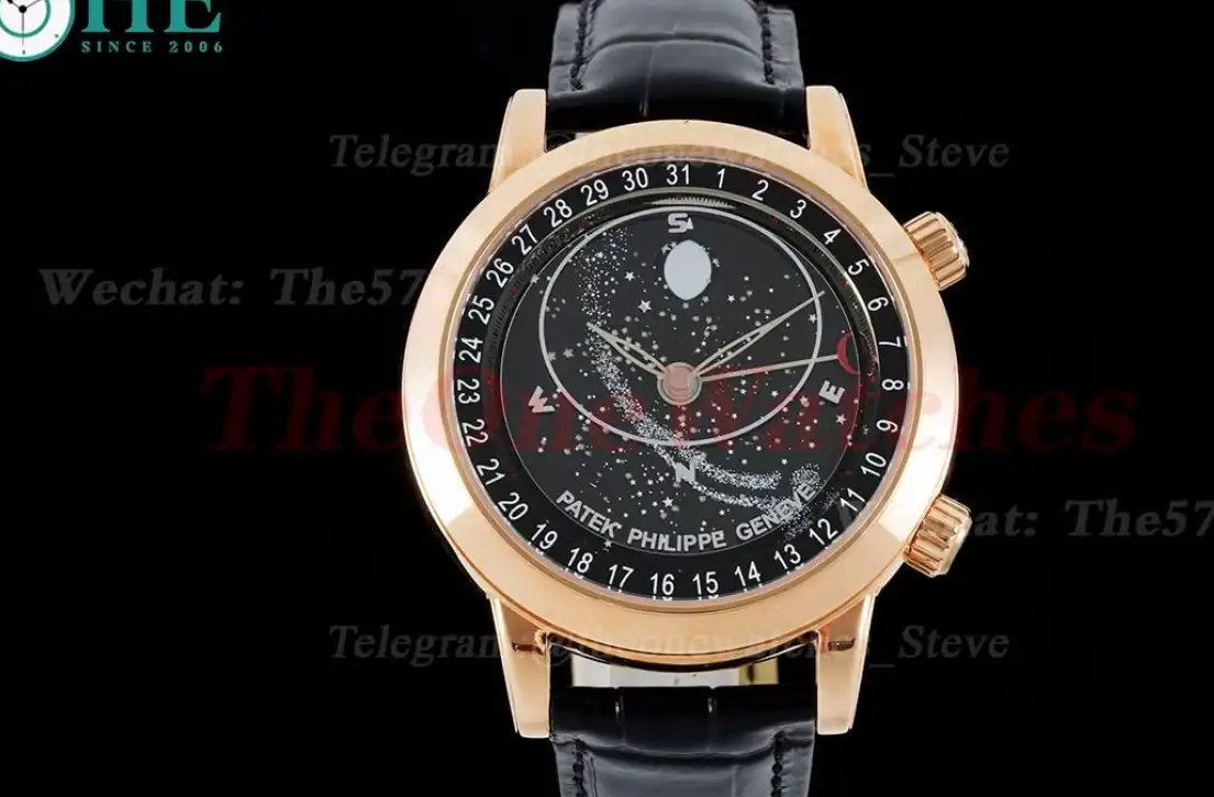 Celestial Sky Moon Date YG LE Black Dial TWF A240