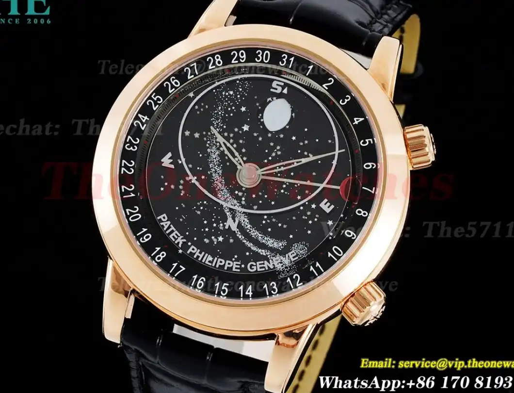 Celestial Sky Moon Date YG LE Black Dial TWF A240