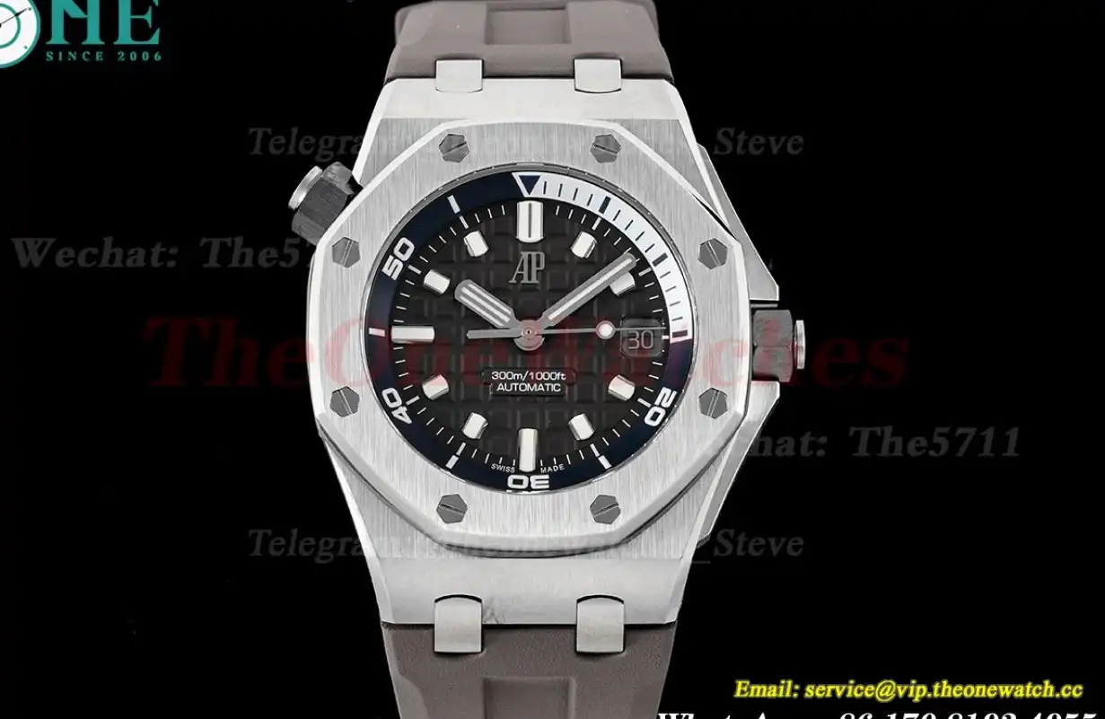 Royal Oak Offshore Diver 15720 42mm SS RU Grey Stk ZF A4308