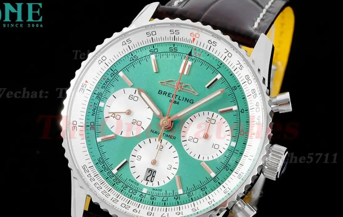 Navitimer B01 Chronograph SS LE Green Stk BLSF Asian B01