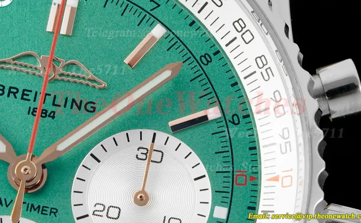 Navitimer B01 Chronograph SS LE Green Stk BLSF Asian B01