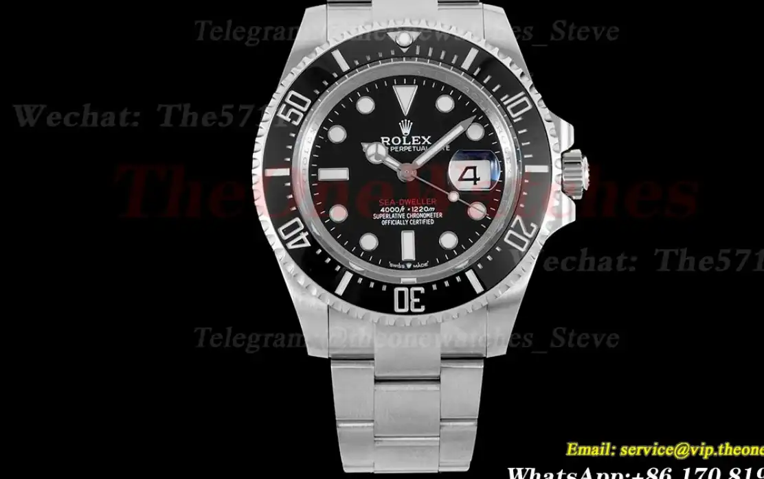 Seadweller 126600 43mm SS SS Black Dot APF VR3235