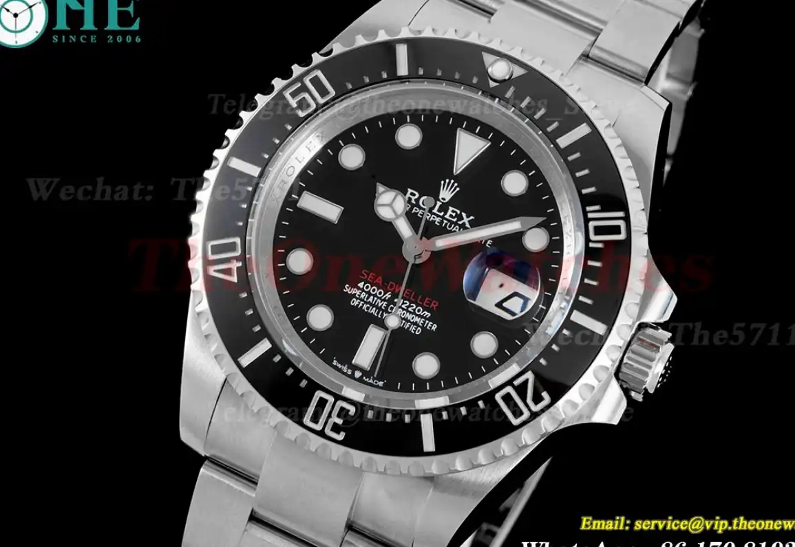 Seadweller 126600 43mm SS SS Black Dot APF VR3235