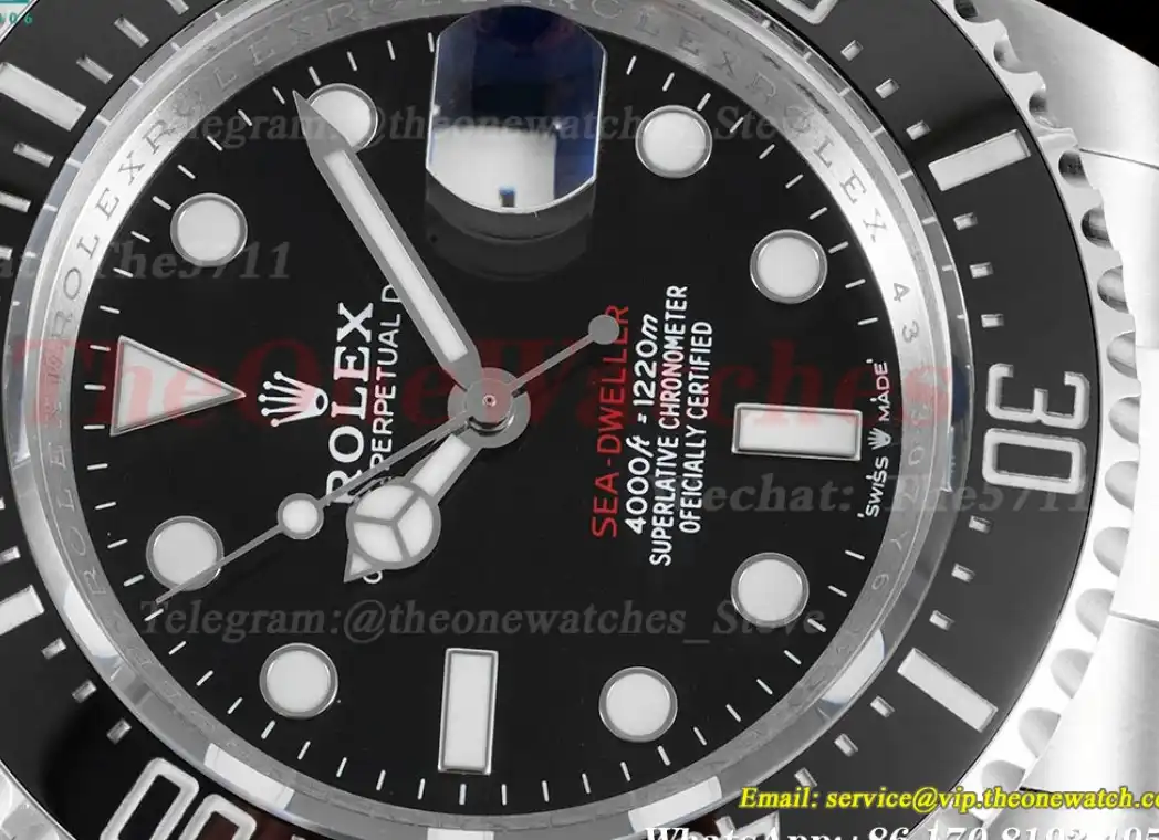 Seadweller 126600 43mm SS SS Black Dot APF VR3235