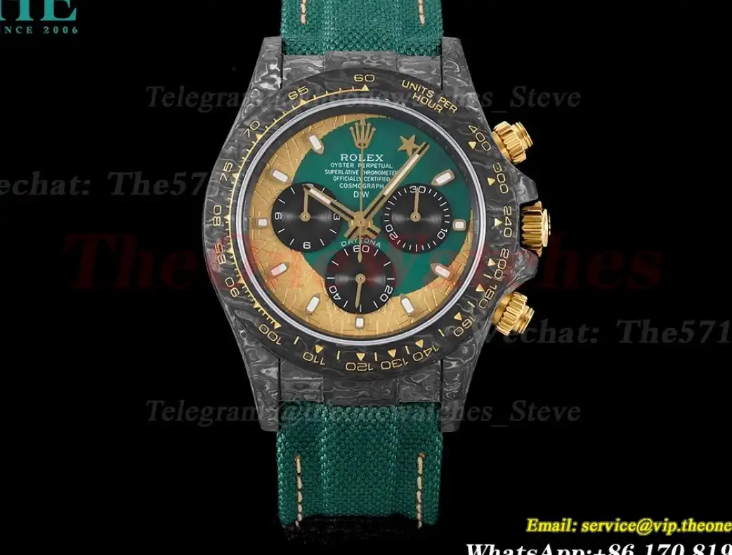 Daytona Diw 40mm FC NY Green YG Dial DIWF A7750