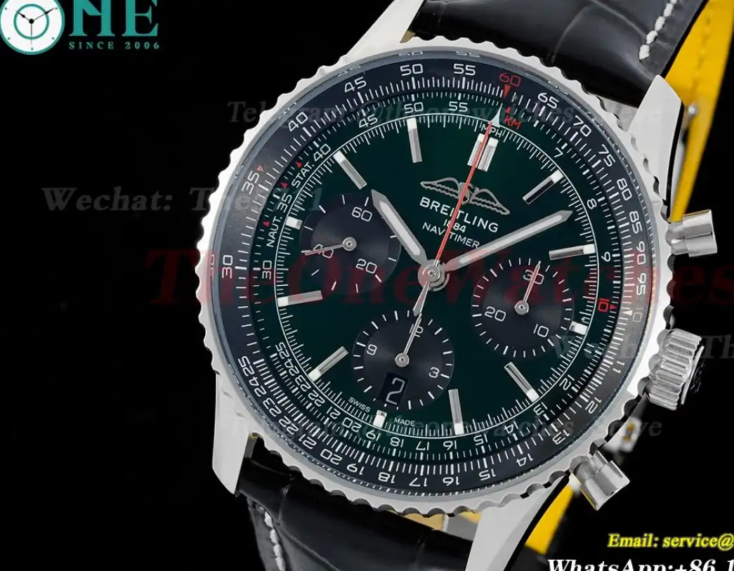 Navitimer B01 Chronograph SS LE Dark Green Dial BLSF Asian B01