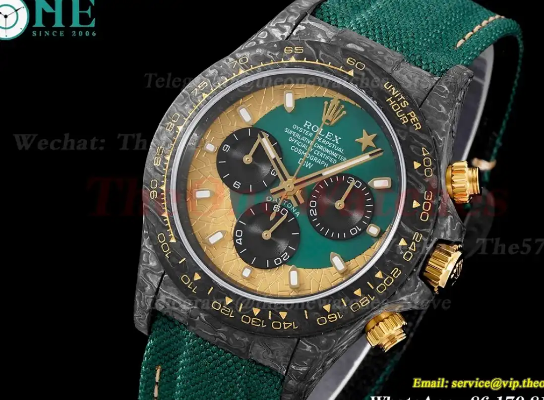 Daytona Diw 40mm FC NY Green YG Dial DIWF A7750