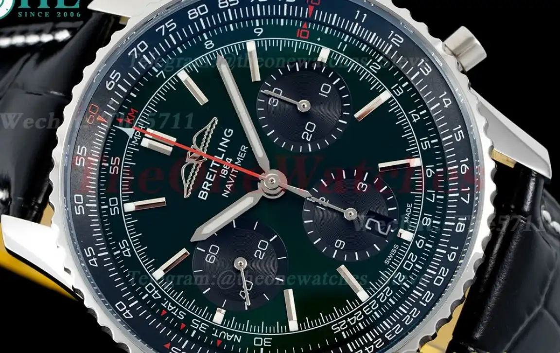 Navitimer B01 Chronograph SS LE Dark Green Dial BLSF Asian B01