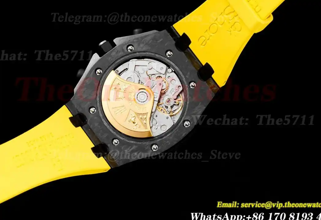 Royal Oak Offshore 42mm Cer RU Black Yellow  JJF A7750