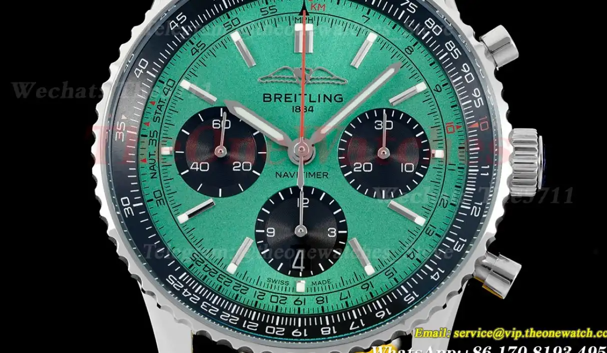 Navitimer B01 Chronograph SS LE Green Stk BLSF Asian B01