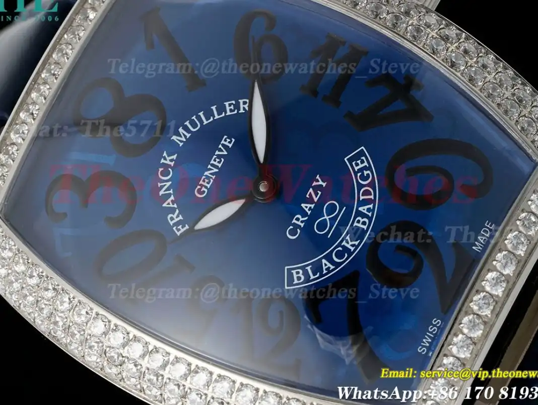 Crazy Hours 40mm Dia SS LE Blue Dial TWF A23J