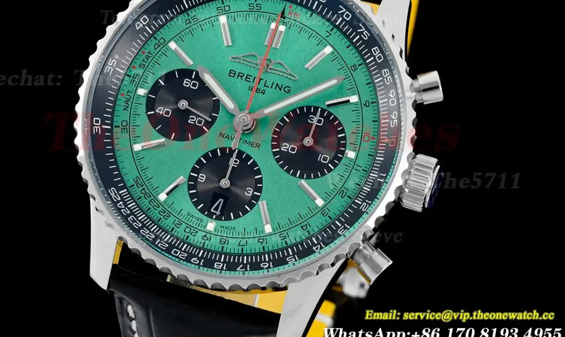 Navitimer B01 Chronograph SS LE Green Stk BLSF Asian B01