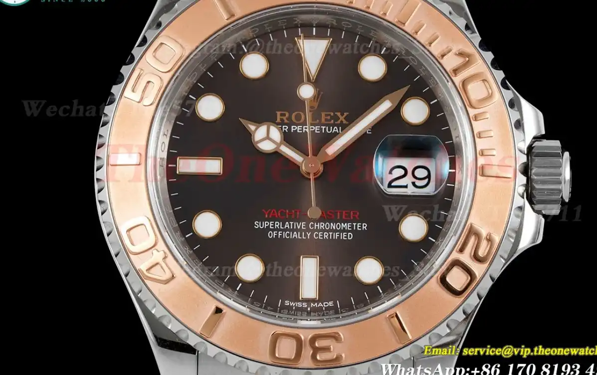 Yacht-Master 116621 40mm RG SS Brown Dial VSF VS3135