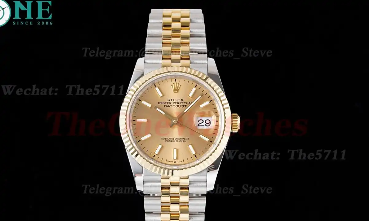 Datejust 126233 36mm Jub SS YG Gold Stk JDF V2 VR3235