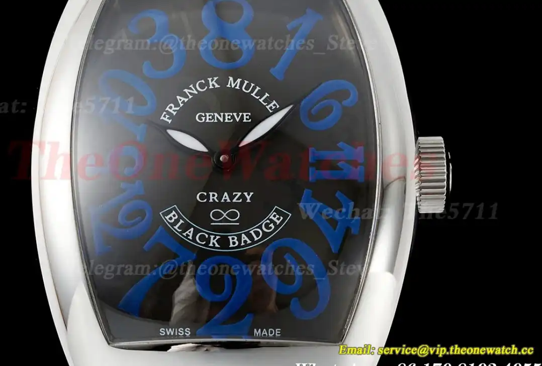 Crazy Hours 40mm SS LE Black Dial TWF A23J