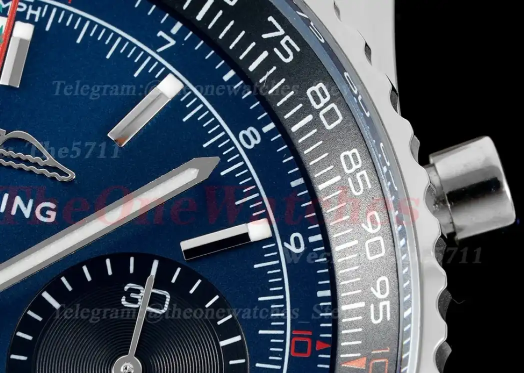 Navitimer B01 Chronograph SS LE Dark Bule Dial BLSF Asian B01