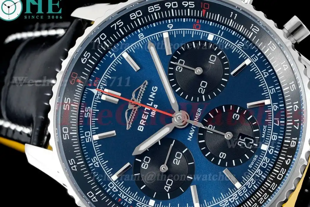 Navitimer B01 Chronograph SS LE Dark Bule Dial BLSF Asian B01