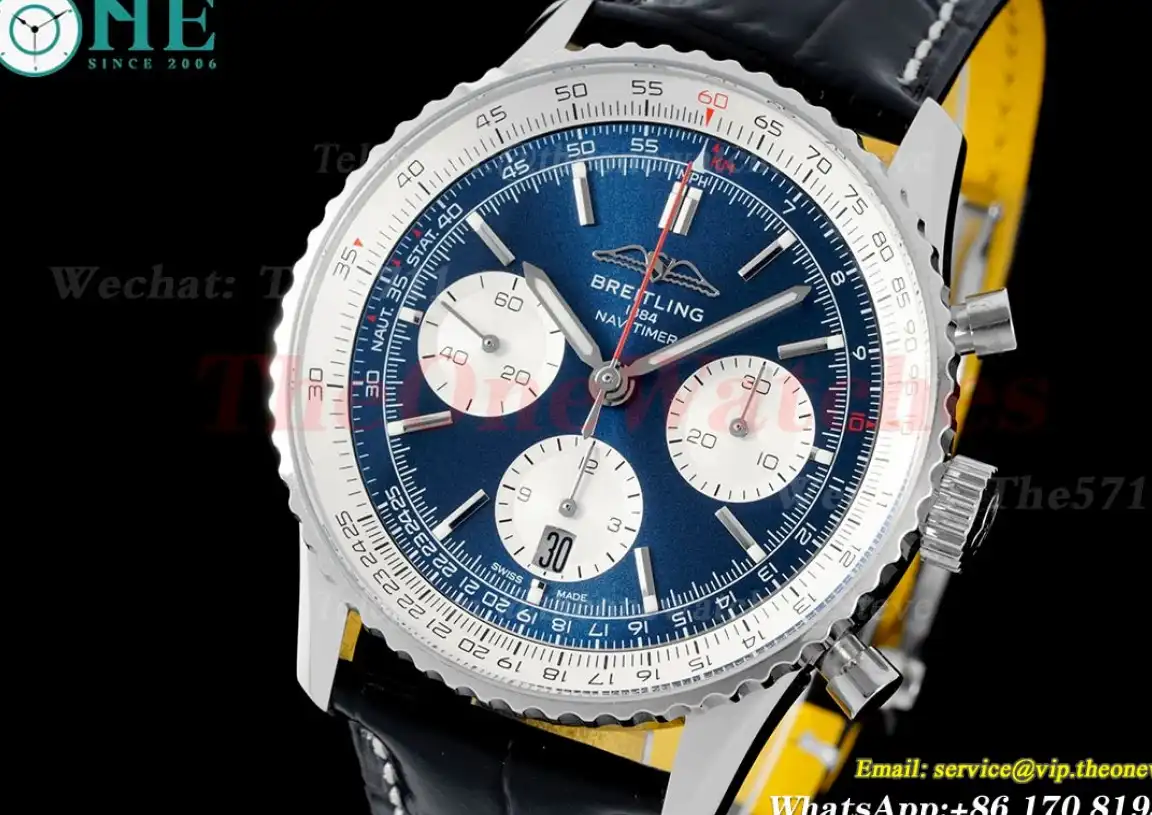 Navitimer B01 Chronograph SS LE Blue Dial BLSF Asian B01