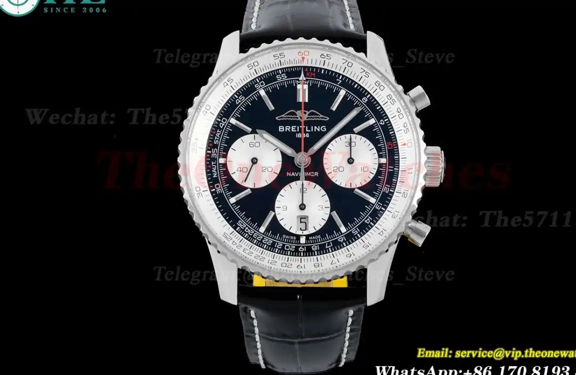 Navitimer B01 Chronograph SS LE Black Dial BLSF Asian B01