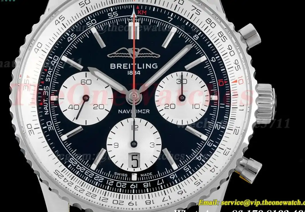 Navitimer B01 Chronograph SS LE Black Dial BLSF Asian B01