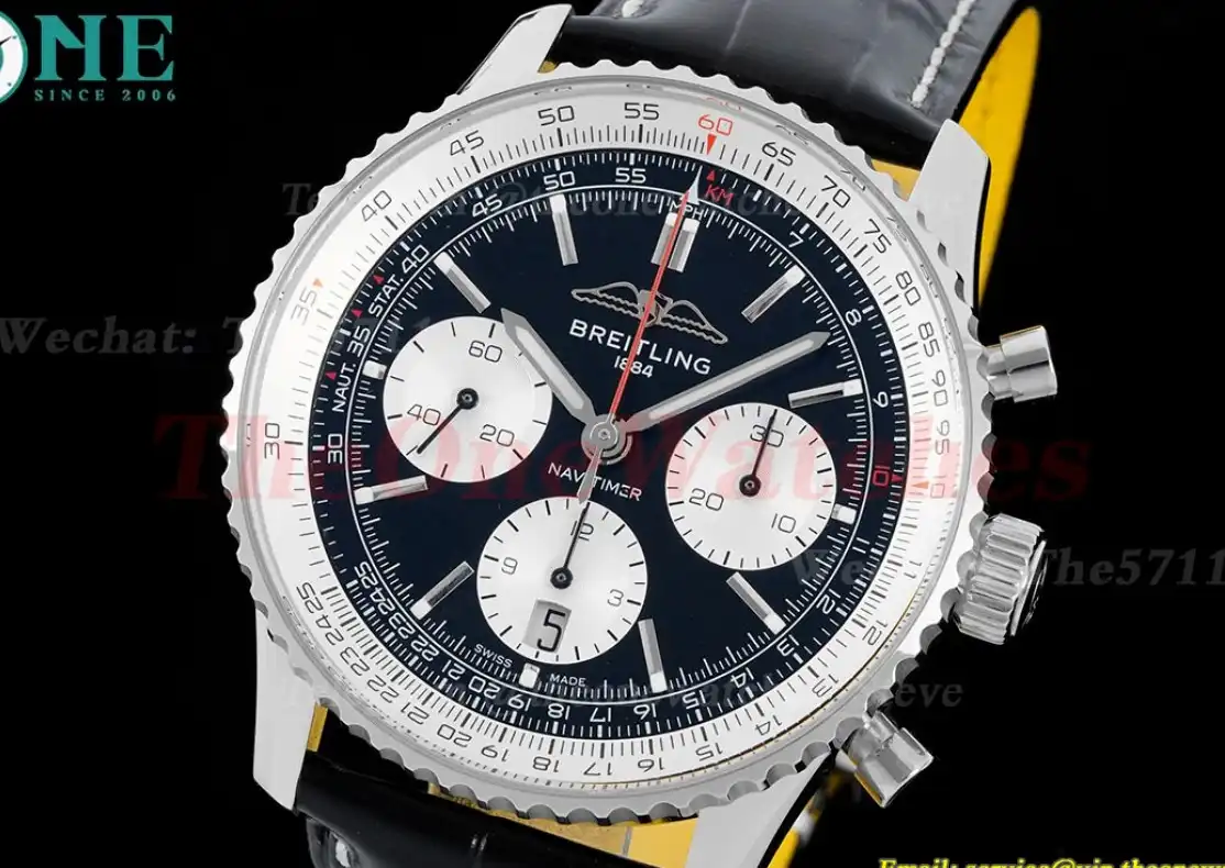 Navitimer B01 Chronograph SS LE Black Dial BLSF Asian B01