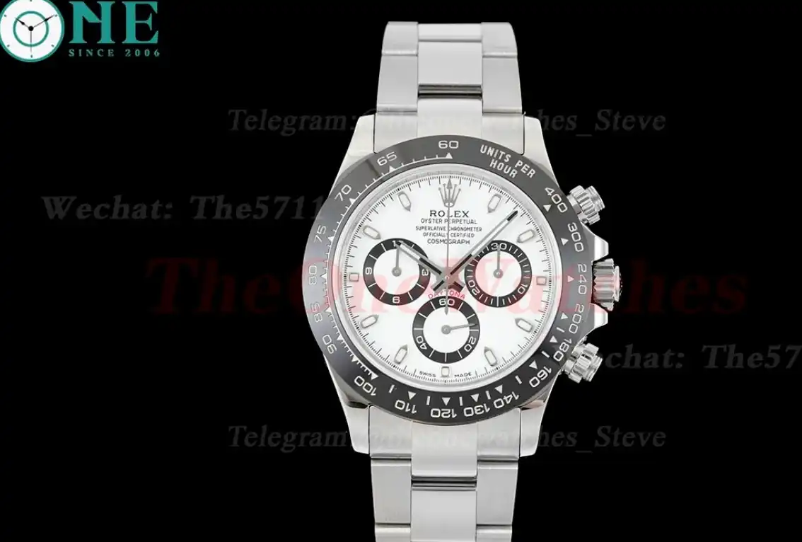 Daytona 116500 SS SS White Dial 316L WF A7750