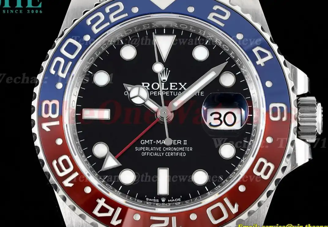 GMT Master II 126710 Pepsi Oys SS SS Red Blue C+F V2 VR3285