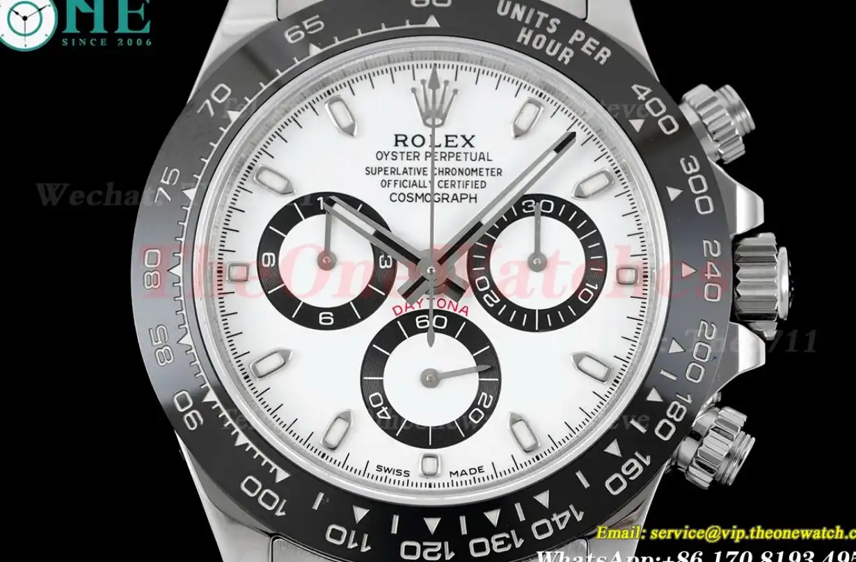 Daytona 116500 SS SS White Dial 316L WF A7750