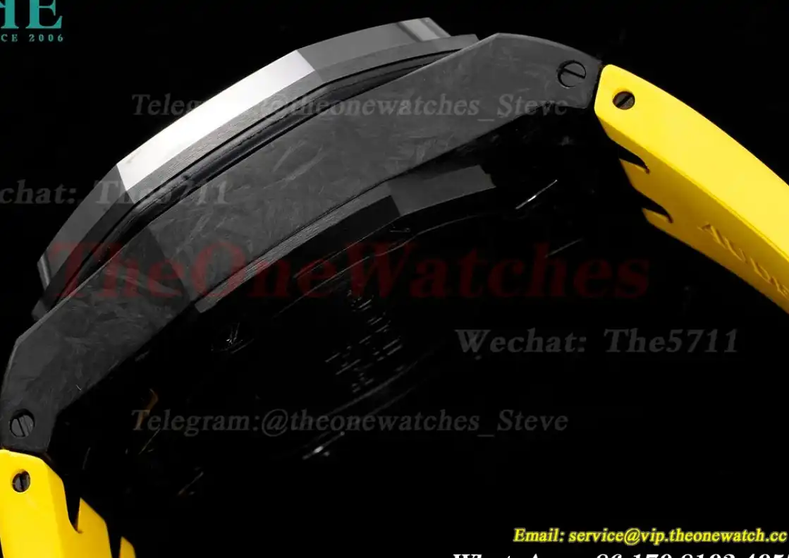 Royal Oak Offshore 42mm Cer RU Black Yellow  JJF A7750