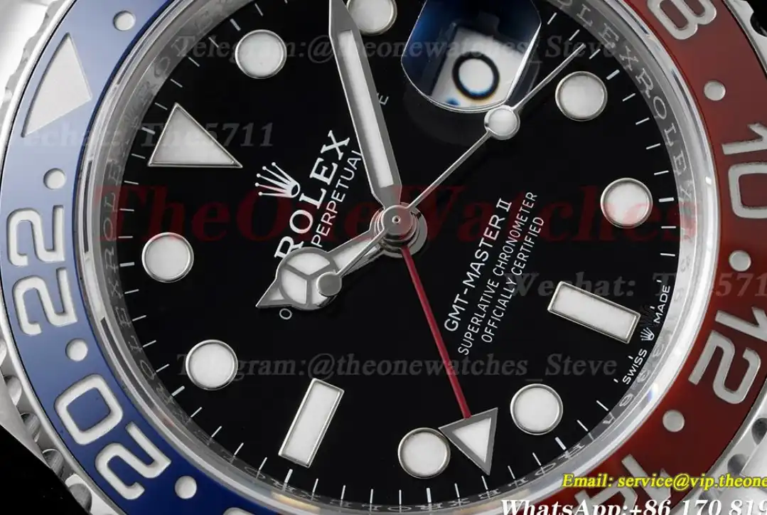 GMT Master II 126710 Pepsi Oys SS SS Red Blue C+F V2 VR3285