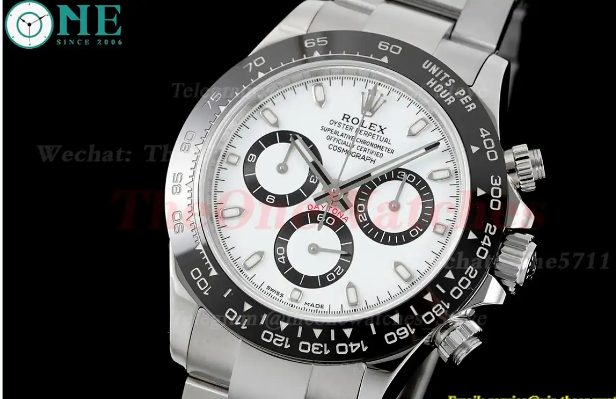 Daytona 116500 SS SS White Dial 316L WF A7750