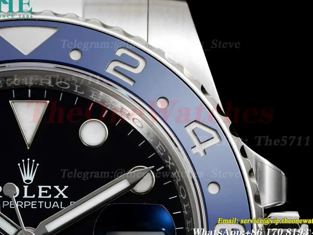 GMT Master II 126710 Pepsi Oys SS SS Red Blue C+F V2 VR3285