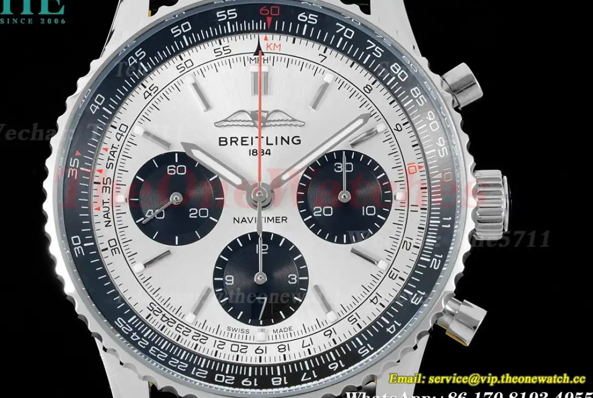 Navitimer B01 Chronograph SS LE White Stk BLSF Asian B01