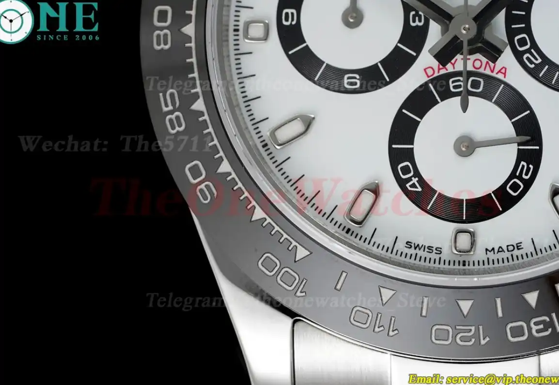 Daytona 116500 SS SS White Dial 316L WF A7750