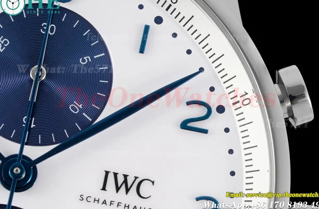 Portuguese Chrono 41mm SS LE White Blue Dial AZ A69355