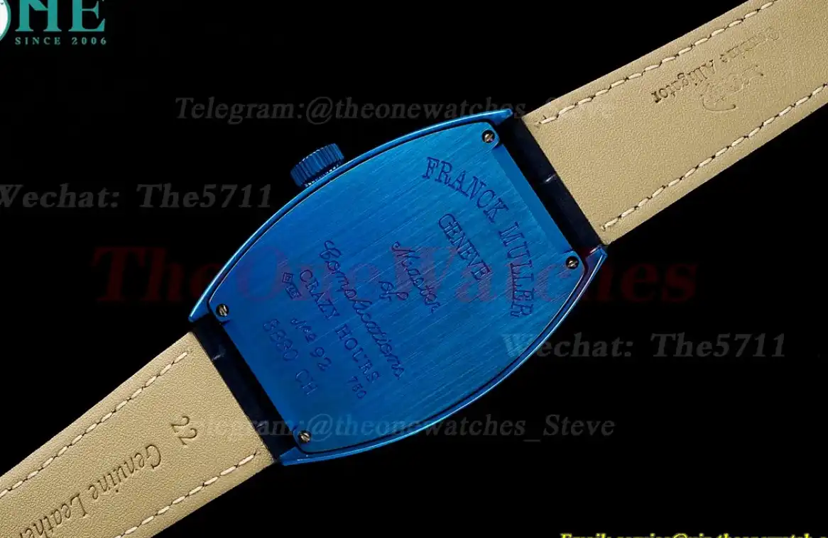 Crazy Hours 40mm Blue PVD LE Blue Dial TWF A23J