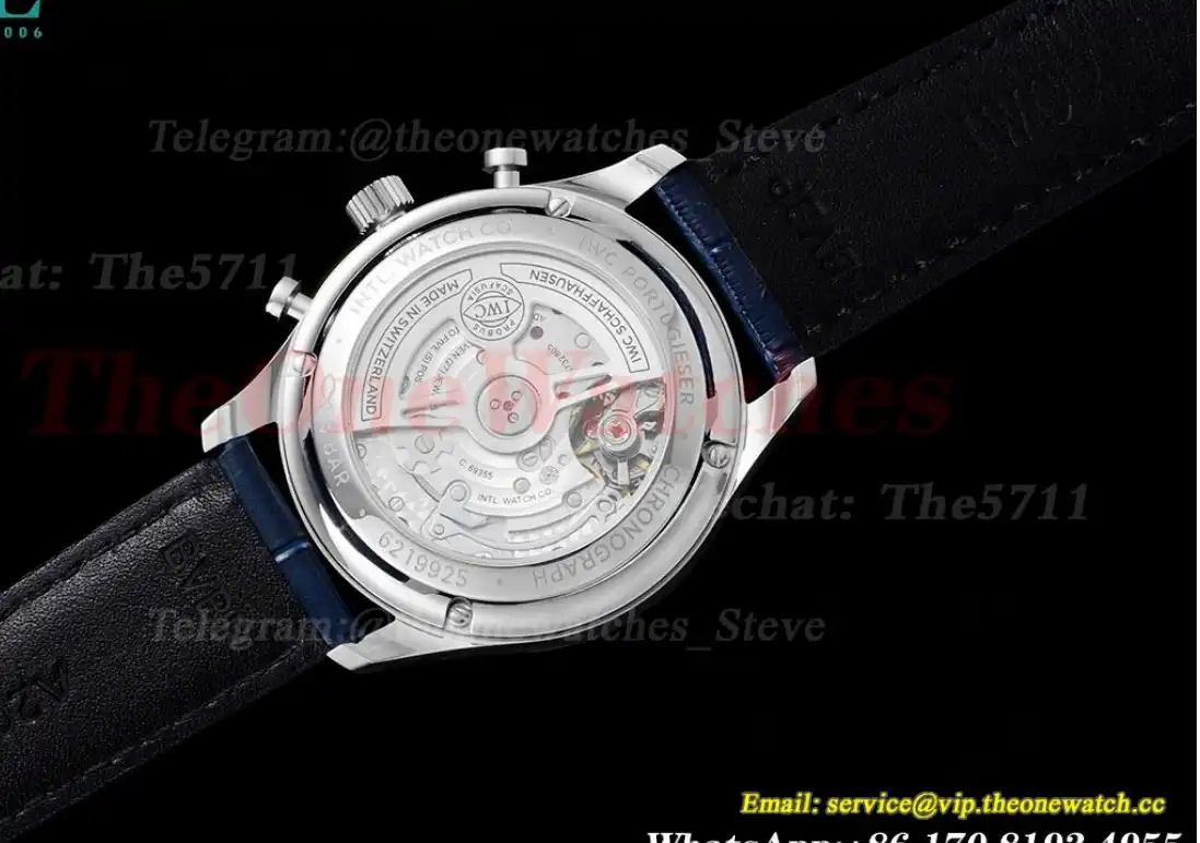 Portuguese Chrono 41mm SS LE White Blue Dial AZ A69355