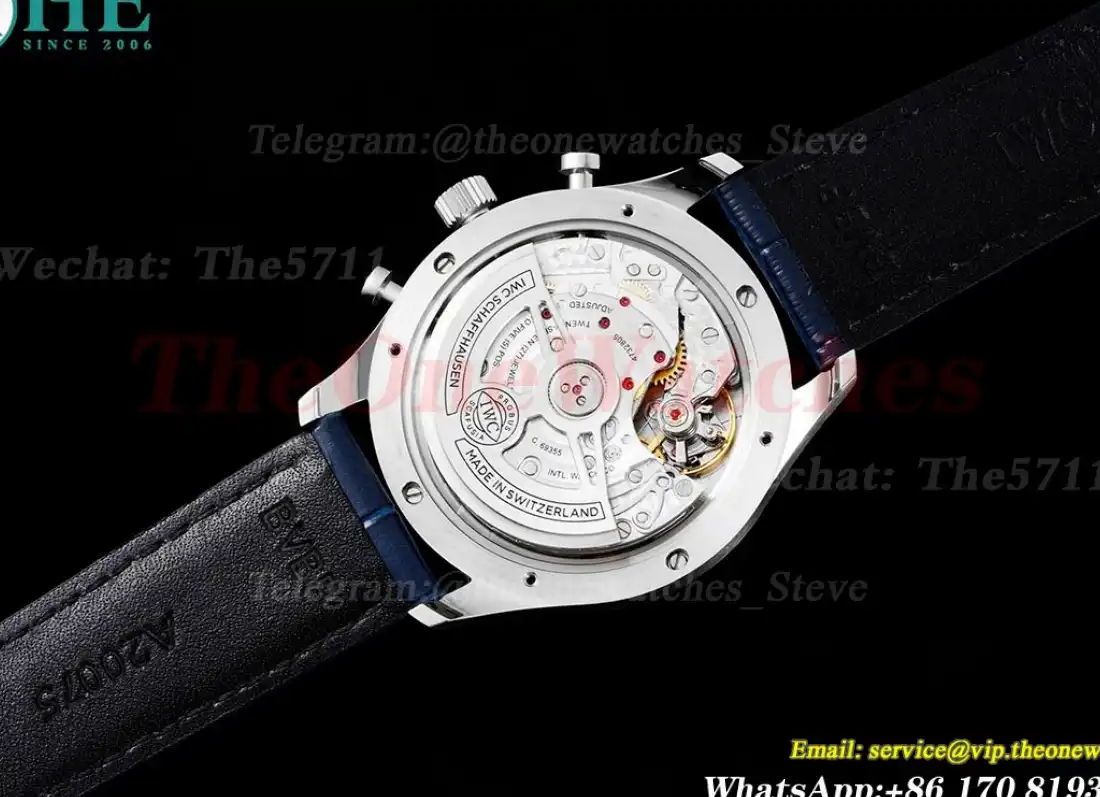 Portuguese Chrono 41mm SS LE White Blue Dial AZ A69355