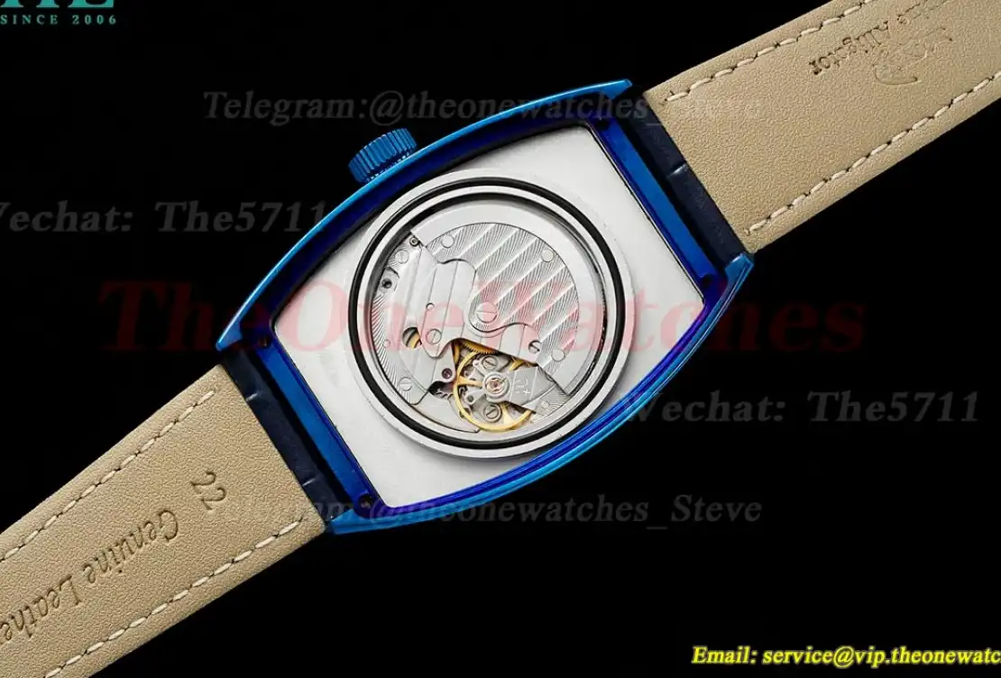 Crazy Hours 40mm Blue PVD LE Blue Dial TWF A23J