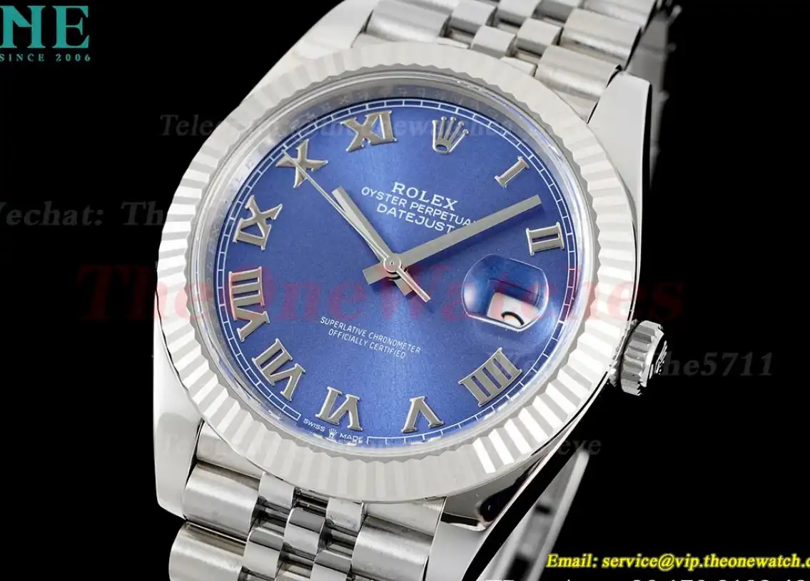 Datejust 126334 41mm Jubilee 904L Bule Rmn SS SS WF VR3235