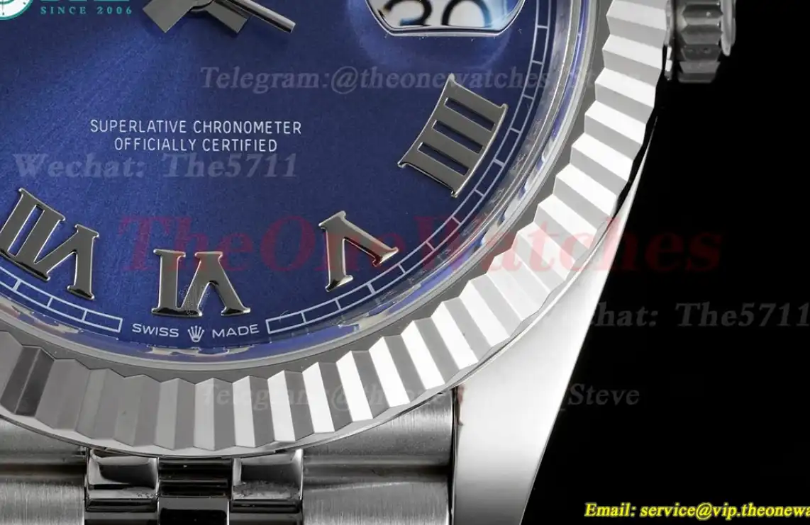 Datejust 126334 41mm Jubilee 904L Bule Rmn SS SS WF VR3235