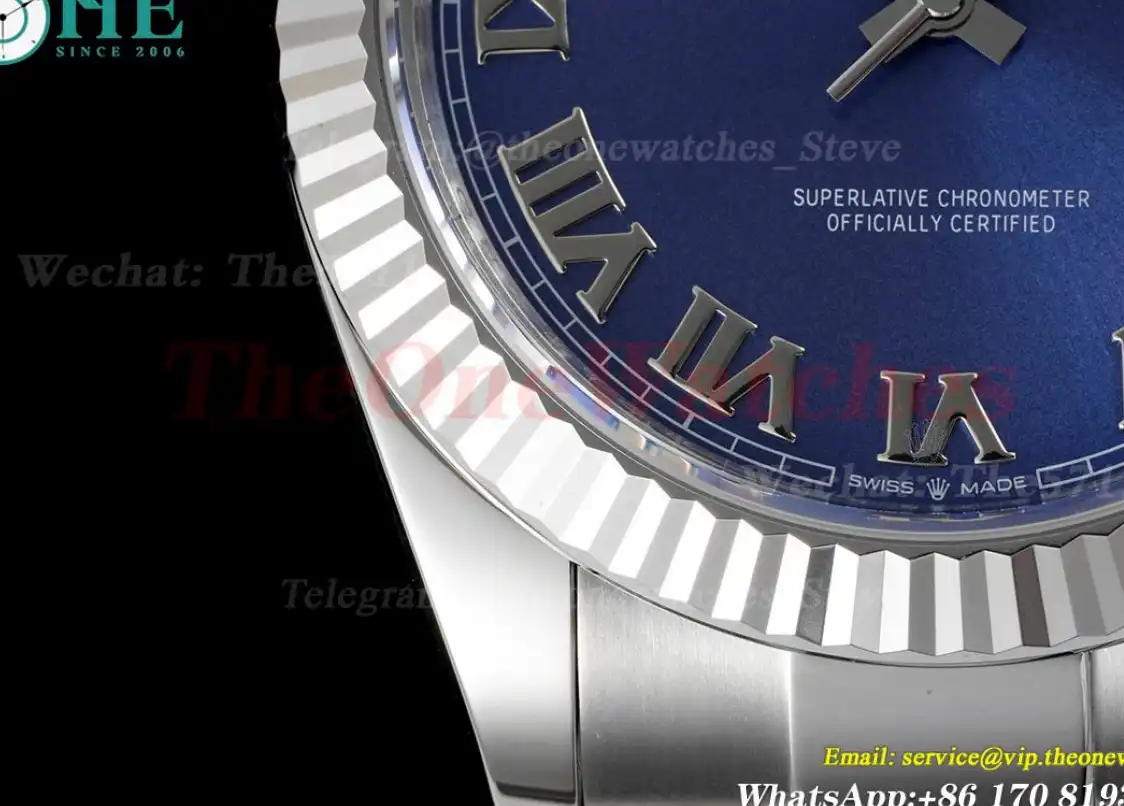 Datejust 126334 41mm Oyster 904L Bule Rmn SS SS WF VR3235